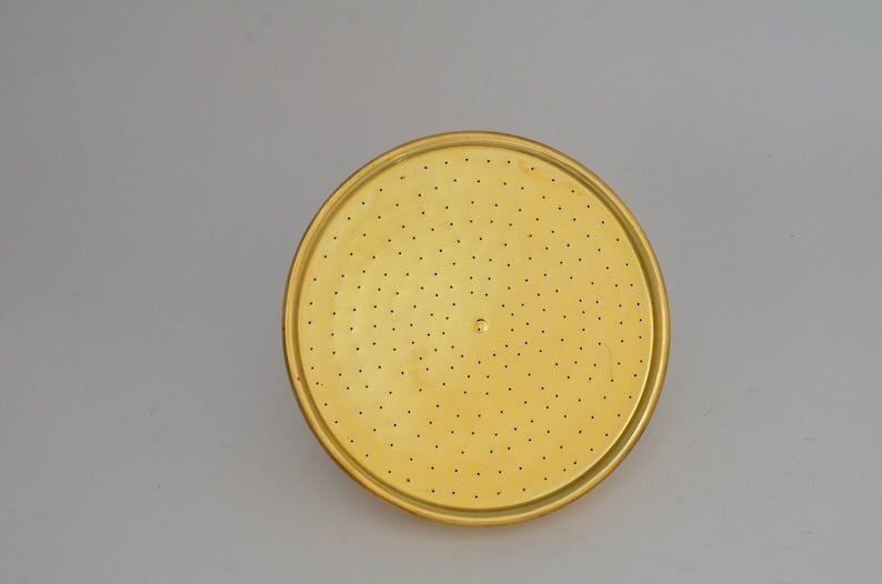 Unlacquered Solid Brass Rain Shower Head, Moroccan Handcrafted Vintage Showerhead, Works Outdoor